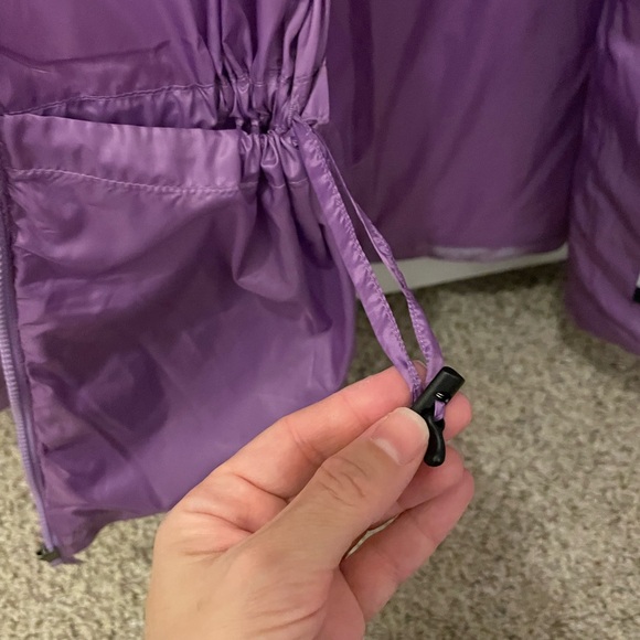 Purple Lands End Spring / Fall / Winter Jacket Girls XL Like New! - Picture 8 of 9